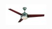 Concord 52SKY3ESN Ceiling Fans with Opal Glass Shades Satin Nickel Finish