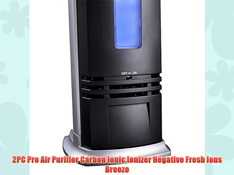 2PC Pro Air Purifier Carbon Ionic Ionizer Negative Fresh Ions Breeze