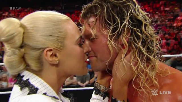 Lana kisses Dolph Ziggler- Raw, May 18, 2015