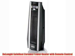 DeLonghi SafeHeat Ceramic Tower Heater with Remote Control