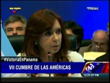 Cumbre de las Américas 2015: Cristina Fernández, discurso completo