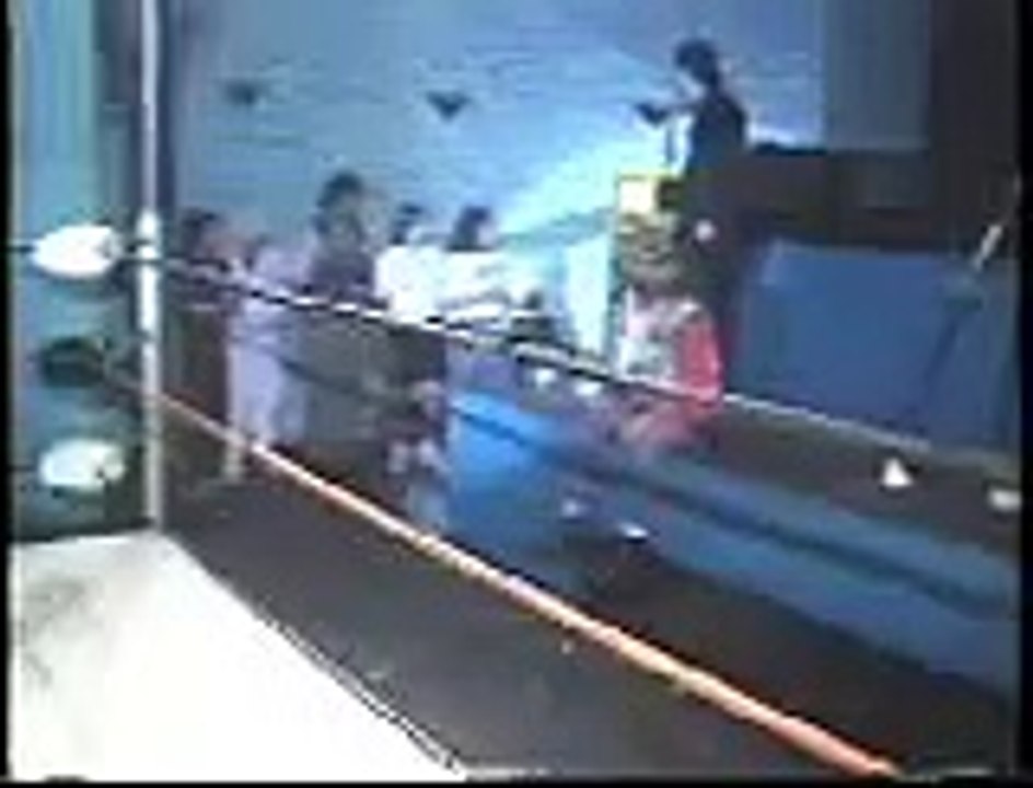 Fez Whatley wrestles Molly McShane