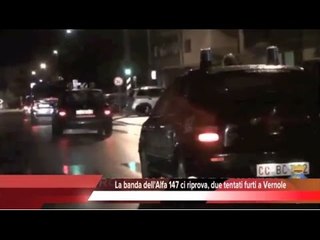 La banda dell'Alfa ci prova ancora, due tentati furti a Vernole, Tg 1 Settembre 2015