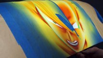 Honda Civic Dragon Ball Z - airbrush speed painting