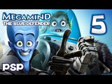 Megamind The Blue Defender Walkthrough Part 5 (PSP) Downtown Level 5 [BOSS]