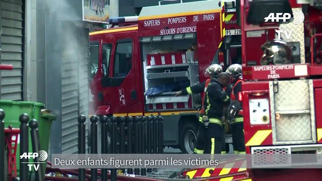 Huit morts dans l'incendie d'un immeuble à Paris
