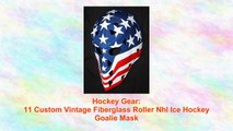 11 Custom Vintage Fiberglass Roller Nhl Ice Hockey Goalie Mask