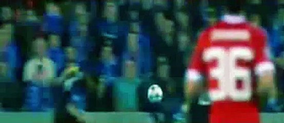 Chicharito Hernandez miss penalty vs Brugge ~ Club brugge vs manchester united 0-4