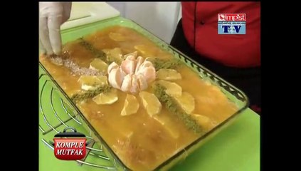 PORTAKALLI KADAYİF TATLISI