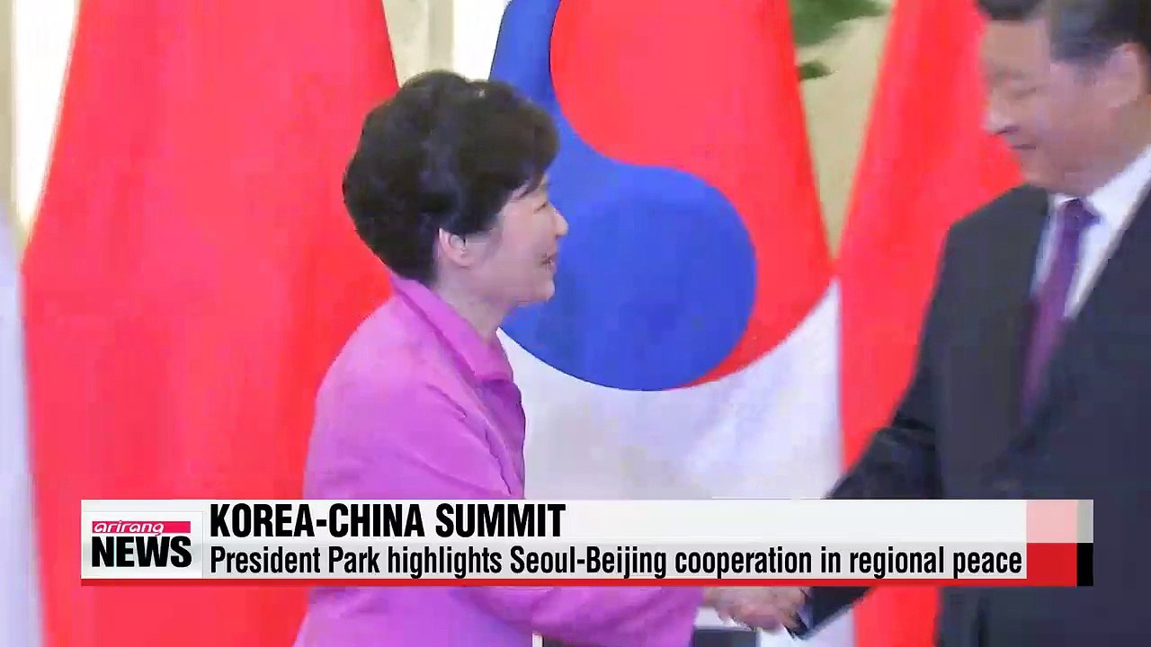 President Park highlights Seoul-Beijing coopera...