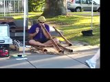 Didgeridoo performance at Cairns Australia