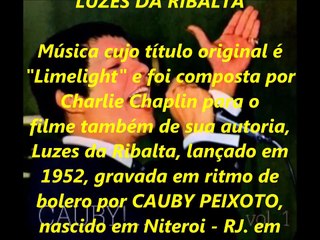 CAUBY PEIXOTO - LUZES DA RIBALTA - SÉRIE RELÍQUIAS - acervo de PEDRO LECUONA