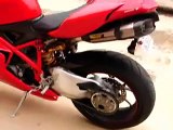 Ducati 1098 MIVV Suono/Stock Slipon Comparison