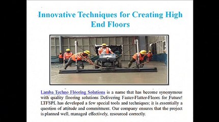 Innovative Techniques for Creating High End Floors