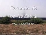 Tornada de foc in Delta Dunarii