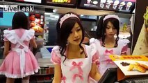 Men are flocking to a McDonald's in Taiwan to ogle a female employee