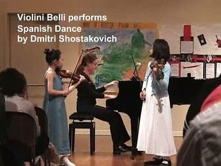 Violini Belli Violin Duo - Shostakovich "Spanish Dance"