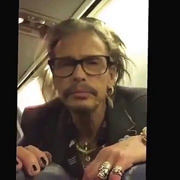 Steven Tyler Sings Happy Birthday To A Fellow Plane Passenger