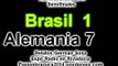 (Historico ) Brasil 1 Alemania 7 (Relato German Sosa) Mundial Brasil 2014 Los goles