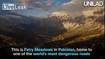 Fairy Meadows in Pakistan is home to one of the world's most dangerous roads, and it is absolute NOPE city!
