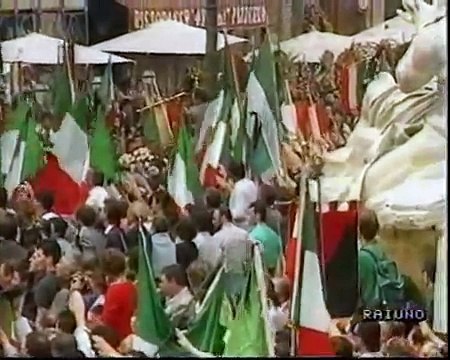 DIRETTA TELEVISIVA FUNERALI GIORGIO ALMIRANTE E PINO ROMUALDI + SERVIZI TG SERALI