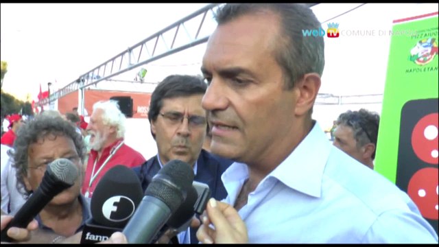 Napoli - Pizza Village 2015, inaugurata la manifestazione sul lungomare (01.09.15)