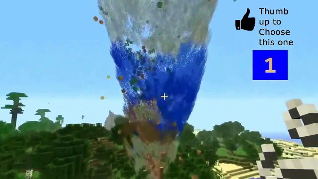 Minecraft devastating Tornados - Which One of these two Minecraft Tornadoes is the Coolest?