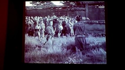 A scene from Seven Samurai