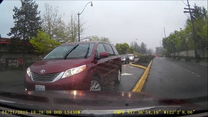 Une conductrice provoque un accident et accuse l'autre conducteur.... Mauvaise foie!