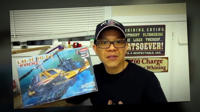 Building Academy UH-1C Huey Frog Helicopter 1/35 Scale. From Start To Finish