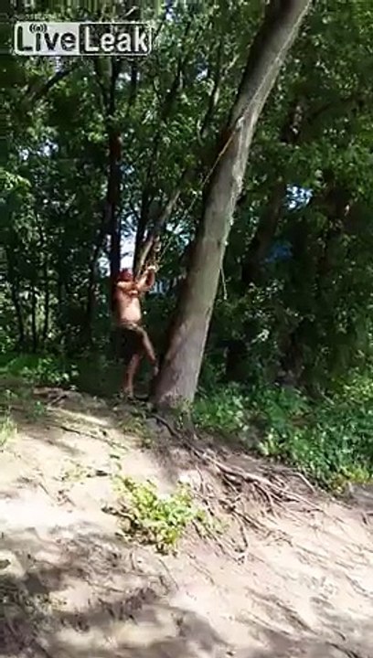 Rope Swing Fail