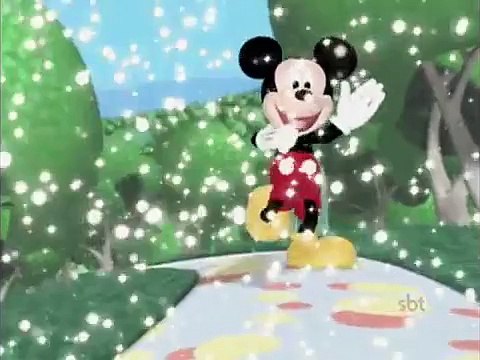 Chamada do desenho A Casa do Mickey Mouse no Mundo Disney do SBT