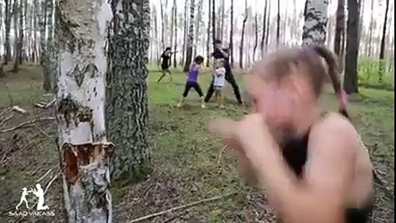 Boxing, young russian girl showing great technique(PART 1)