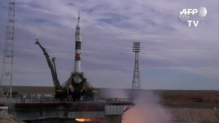 Un vaisseau Soyouz s'envole pour l'ISS avec trois astronautes