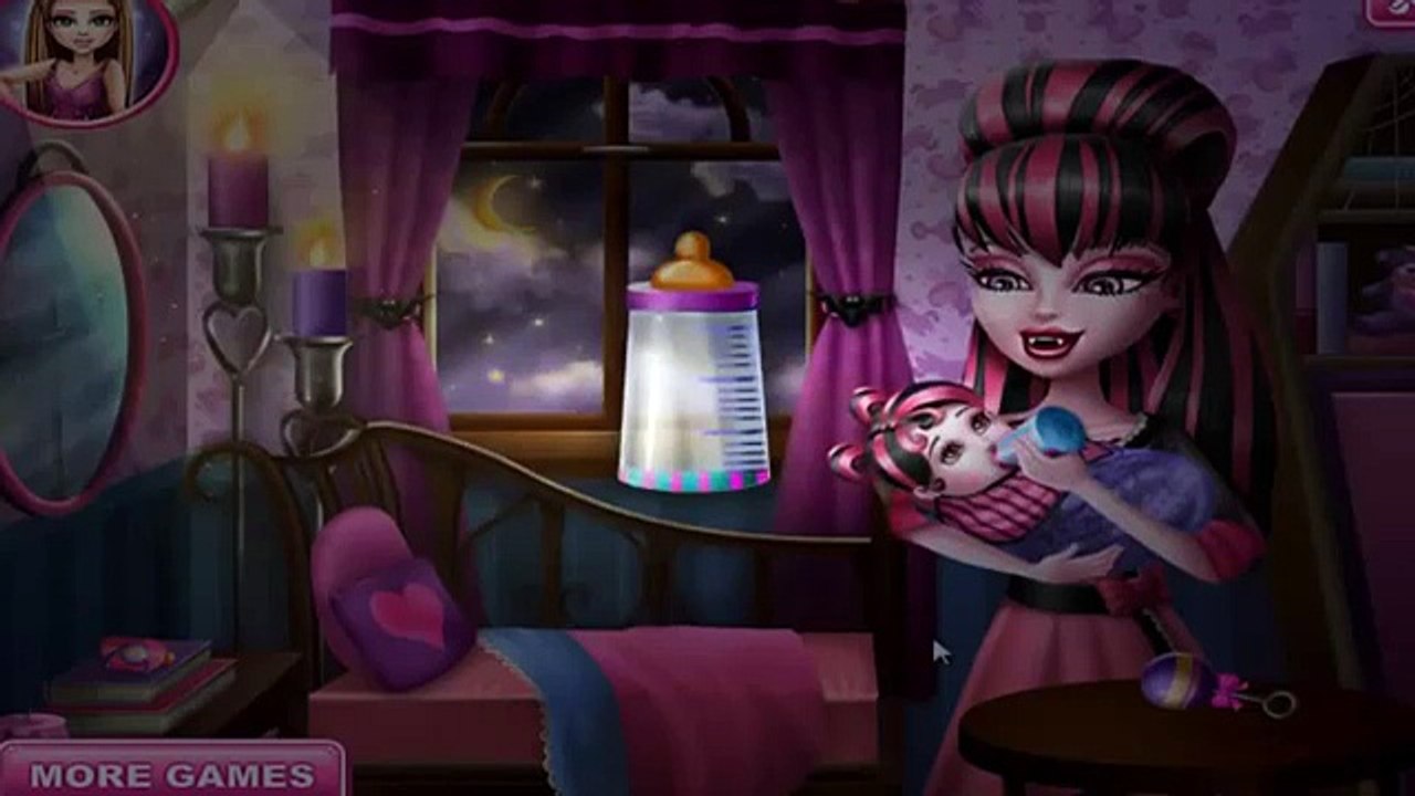 Monster High TV Episode - Monster Baby Feeding - Game For Kids 2014 [FULL EPİSODE]