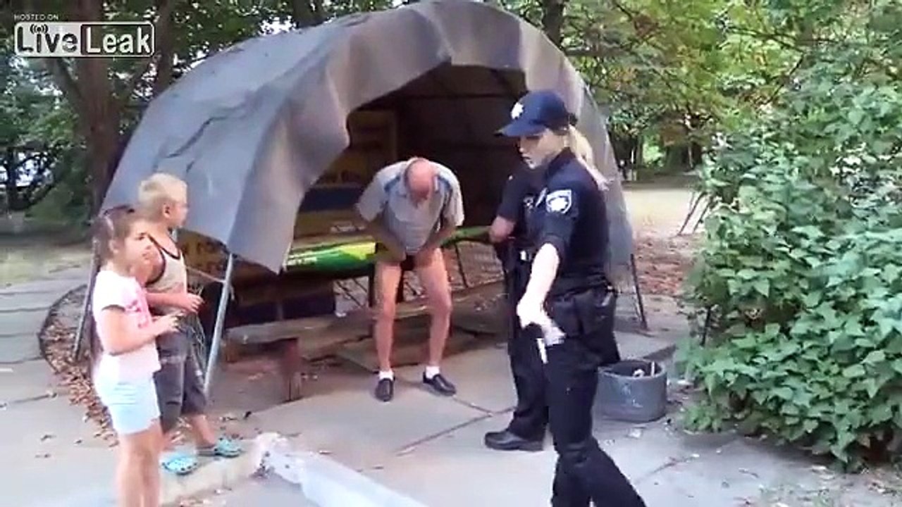 On Patrol With Kiev Police ..... Arrests Man in Undies ?