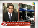 Asaltante toma rehenes en Argentina y negocia en vivo con periodista de television