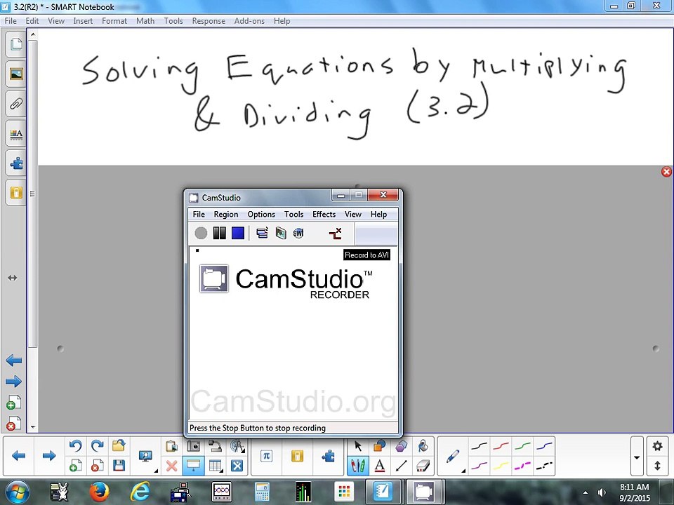 3.2 - Solving Equations Using Multiplication or Division- 9-2-15