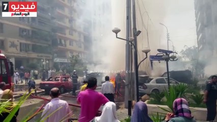 بالفيديو..أول لحظات أنفجار موكب النائب العام