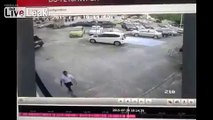 Bank Robber repeatedly shot by the cops