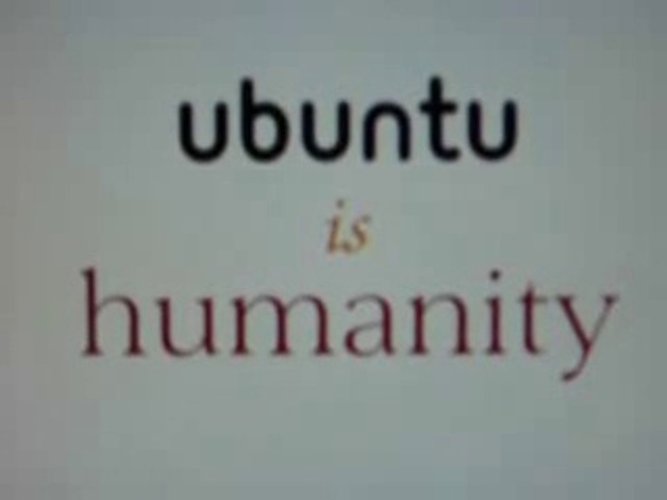 Ubuntu Is Humanity