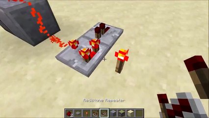 Minecraft how to make a simple redstone door