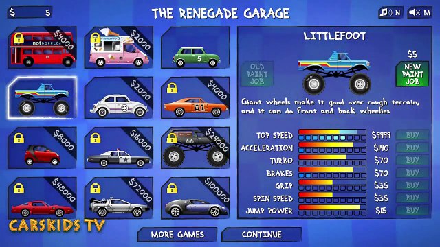 RACING CARS Monster Truck racing night Cartoons Toys Cars for children Carskids TV