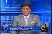Un simulacro de evacuación se cumplió en Cumbayá