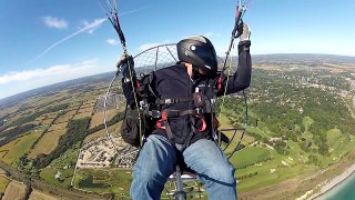 Paramotoring Ontario - motor off gliding