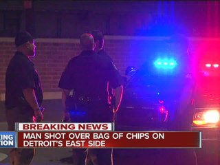 Man shot over potato chips