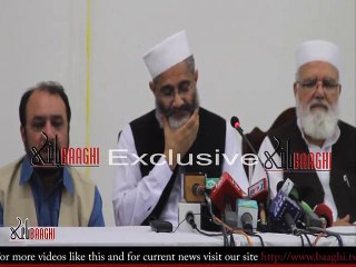 Siraj ul Haq Press conference at Mansora Lahore 2-sept-2015