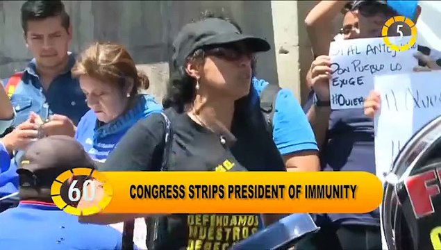 In 60 Seconds: Congress strips president of immunity