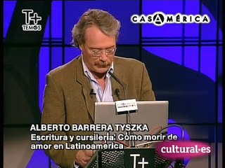 1/3  Alberto Barrera T. "Escritura y cursilería: cómo morir de amor en Latinoamérica"
