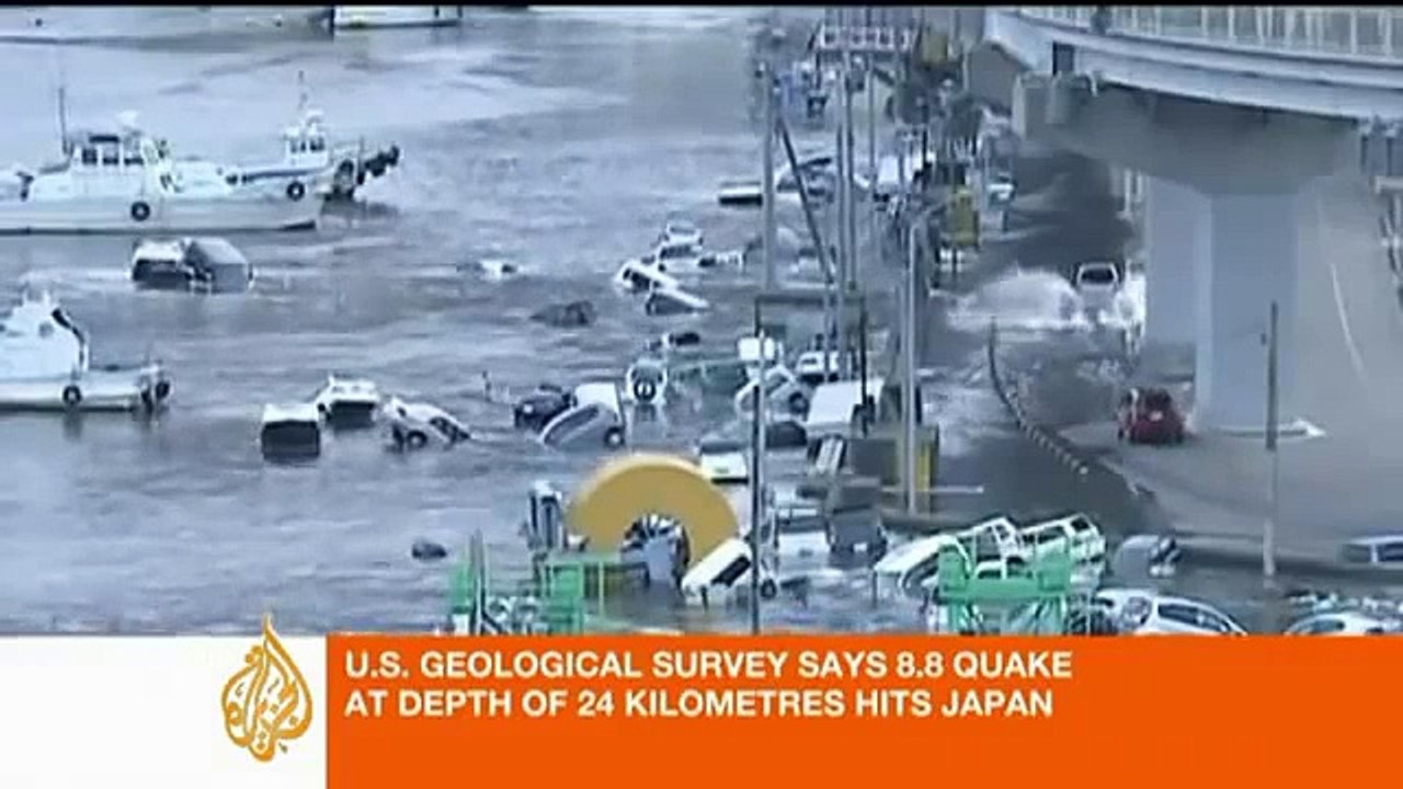 世界が伝えた今回の大地震津波『アルジャジーラ』